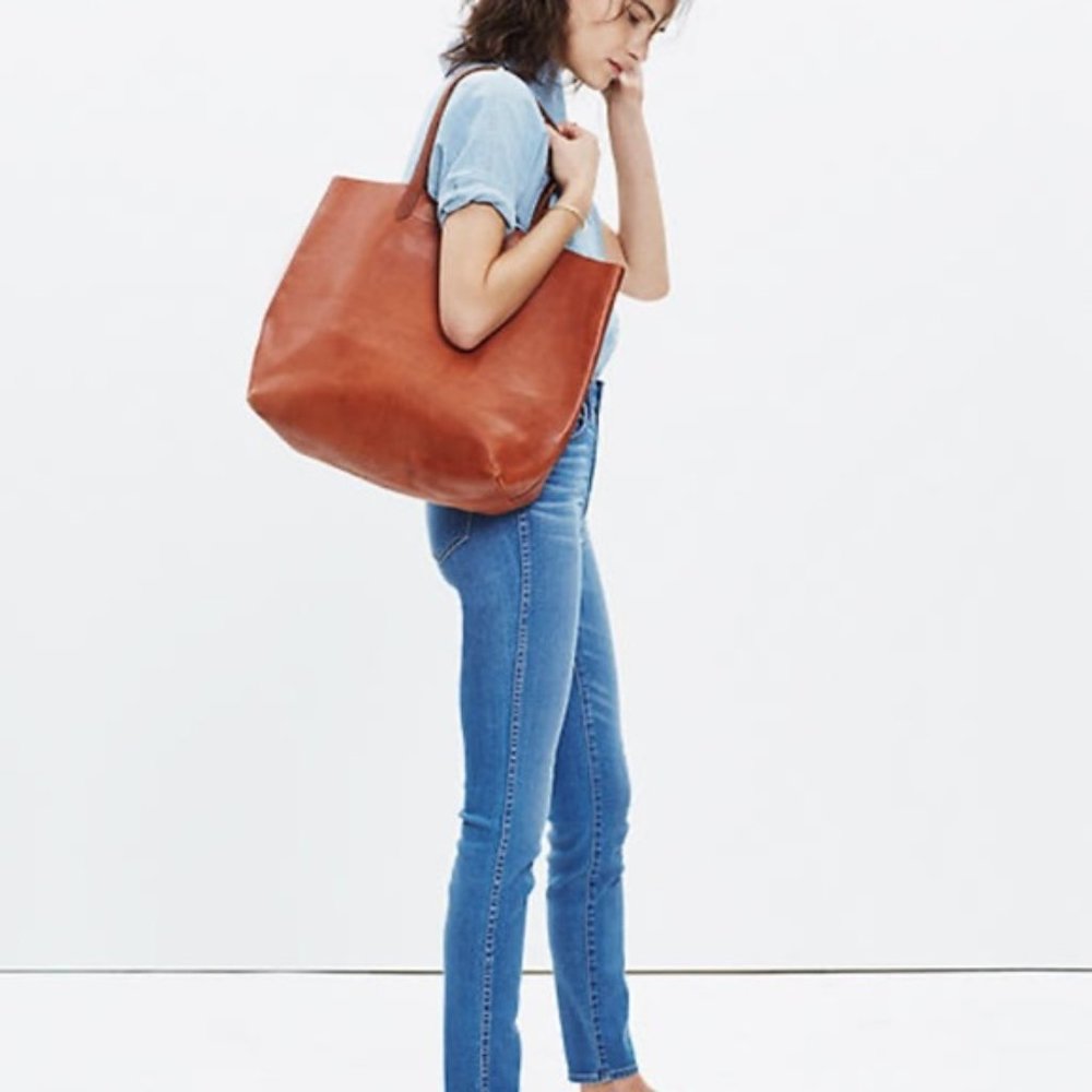 Madewelll The Transport Tote in English Saddle